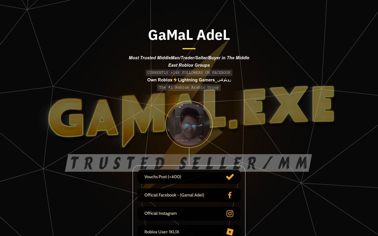 Carrd profile picture for @gamal